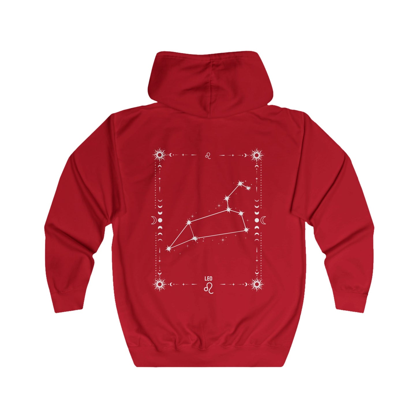 LEO –LEIJONA Vetoketjullinen Unisex Huppari