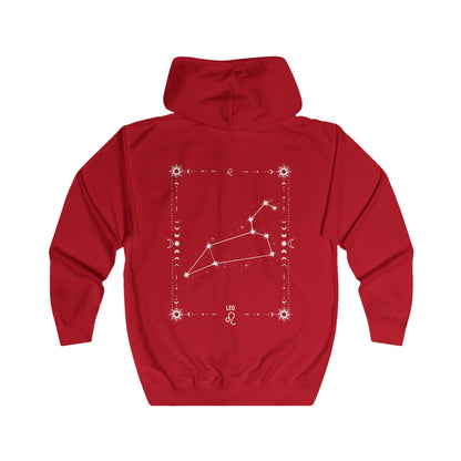 LEO –LEIJONA Vetoketjullinen Unisex Huppari