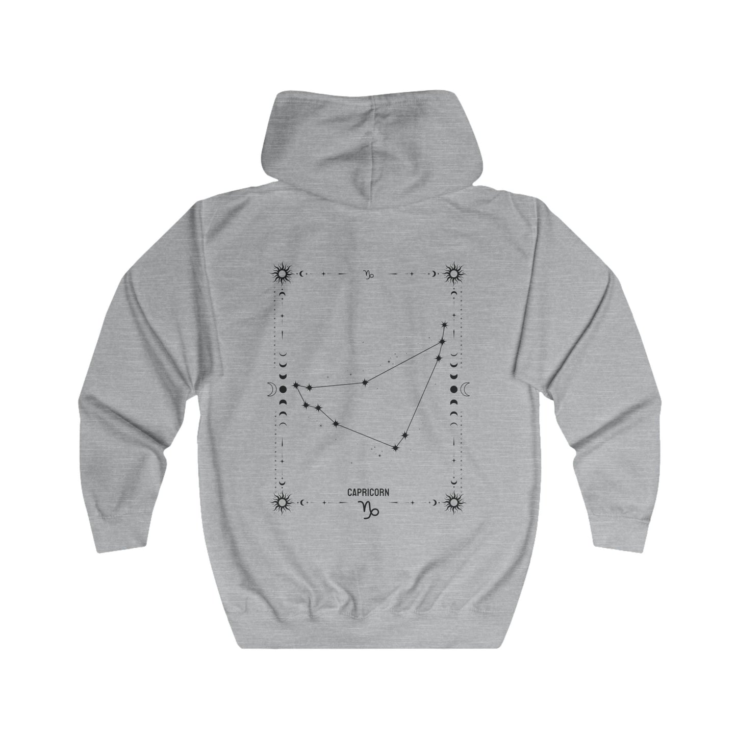 CAPRICORN – KAURIS Vetoketjullinen Unisex Huppari