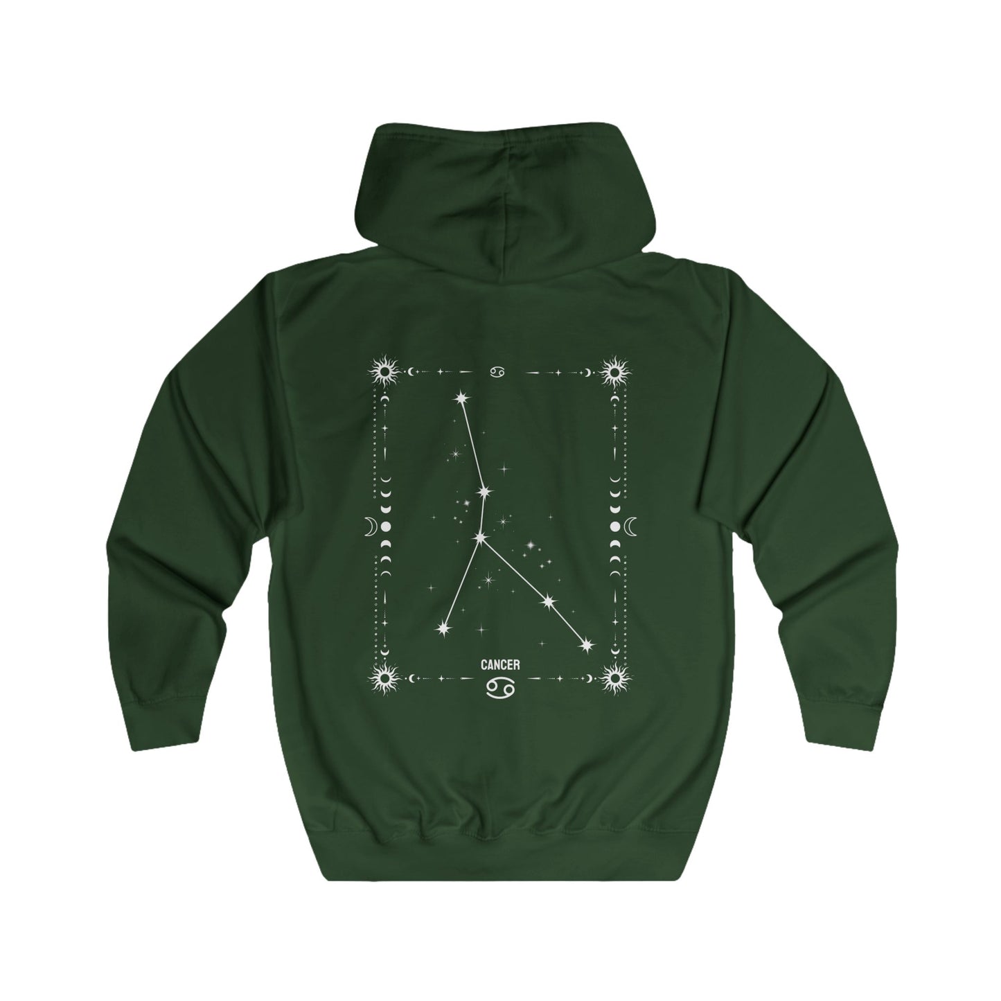 CANCER – RAPU Vetoketjullinen Unisex Huppari