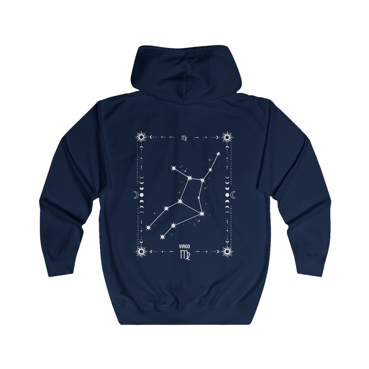 VIRGO –NEITSYT Vetoketjullinen Unisex Huppari
