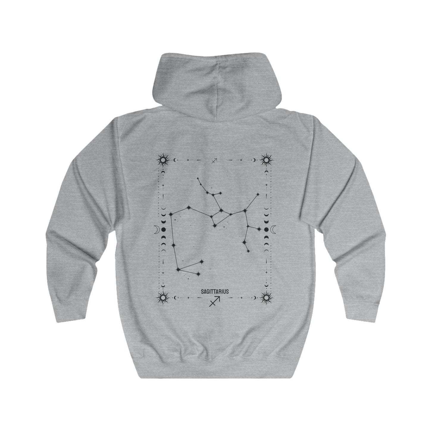 SAGITTARIUS – JOUSIMIES Vetoketjullinen Unisex Huppari