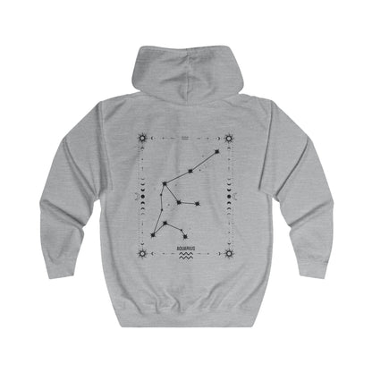 AQUARIUS – VESIMIES Vetoketjullinen Unisex Huppari