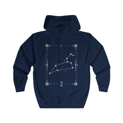 LEO –LEIJONA Vetoketjullinen Unisex Huppari