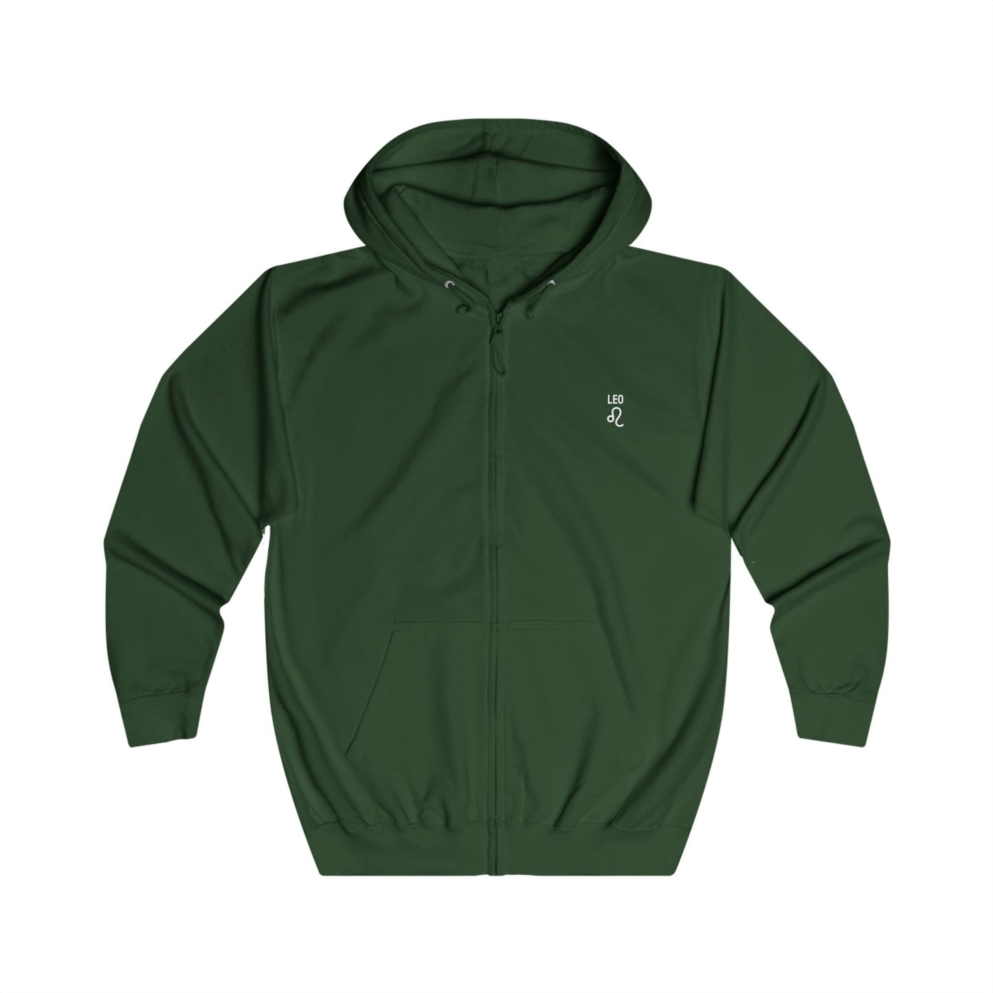 LEO –LEIJONA Vetoketjullinen Unisex Huppari