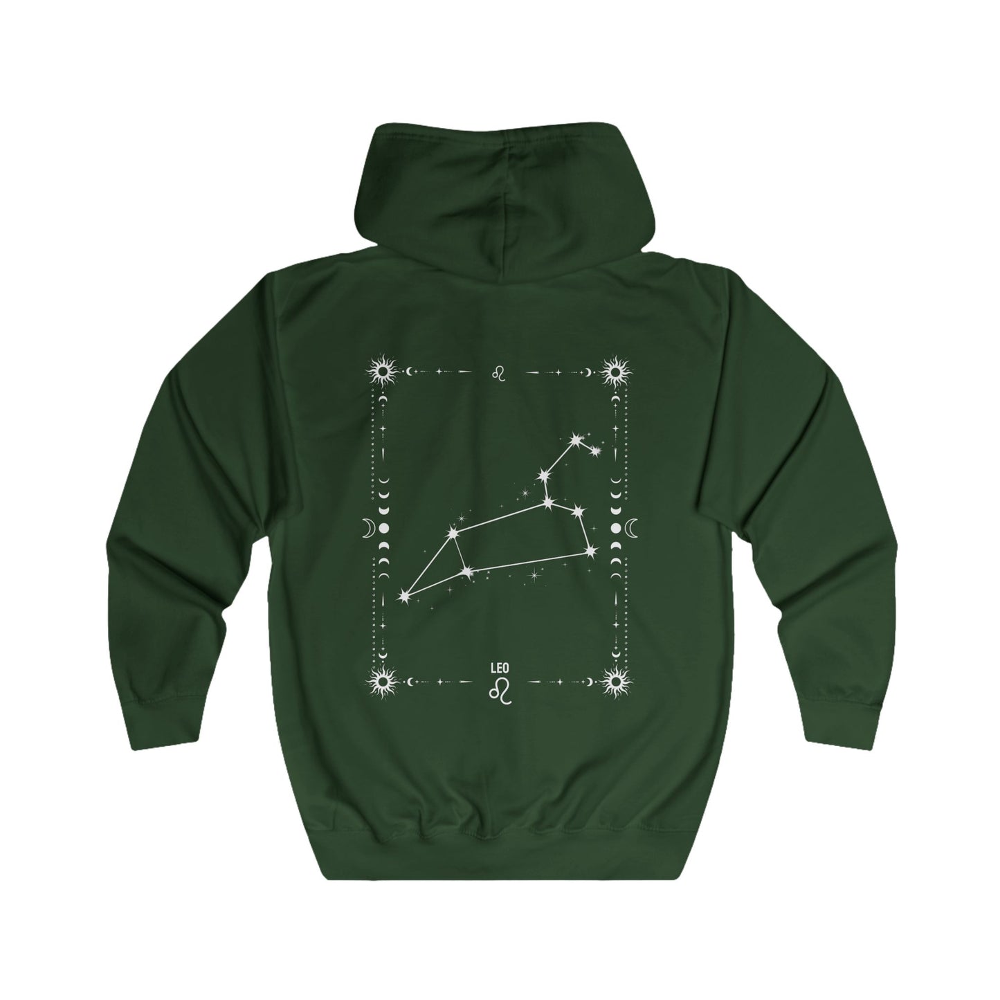 LEO –LEIJONA Vetoketjullinen Unisex Huppari