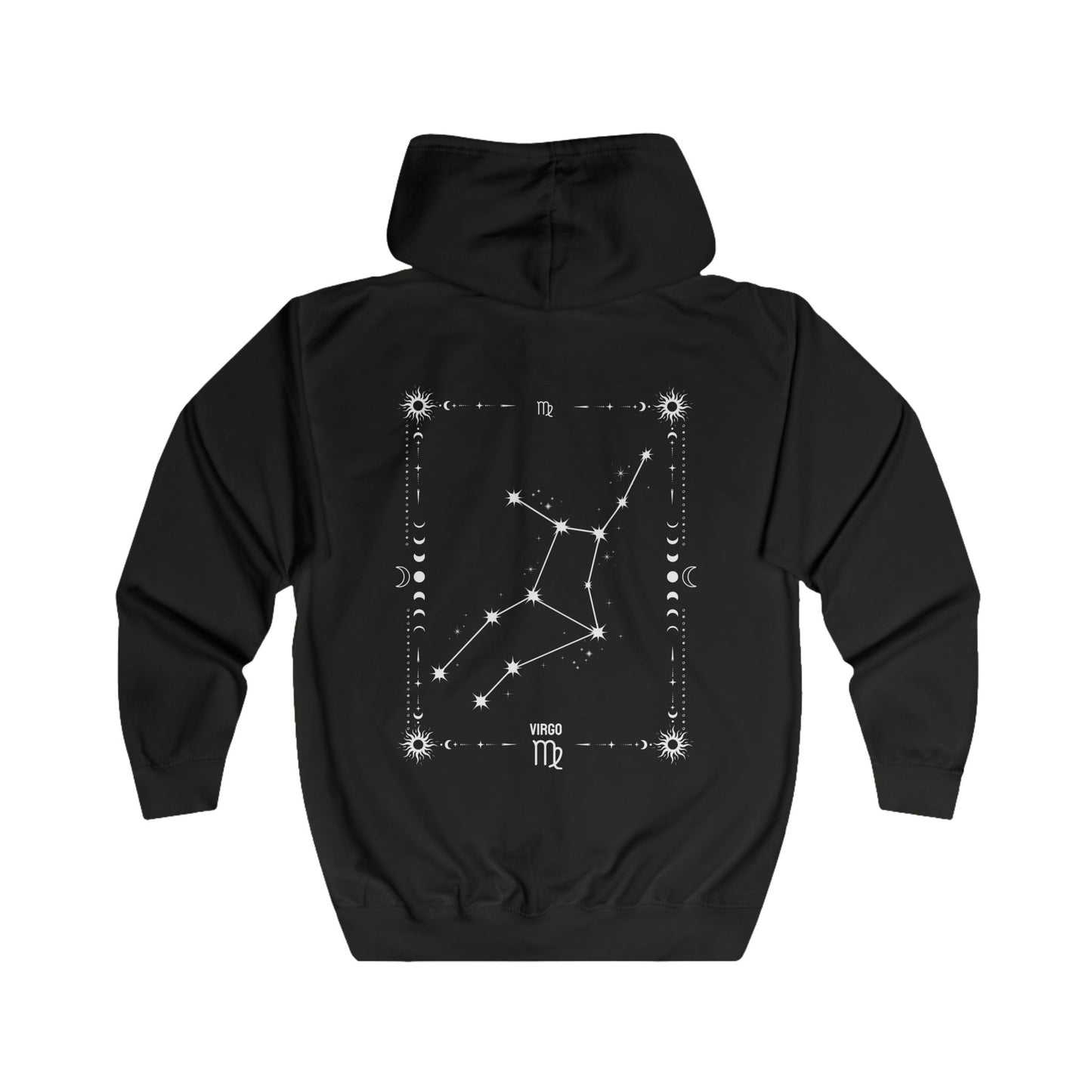 VIRGO –NEITSYT Vetoketjullinen Unisex Huppari