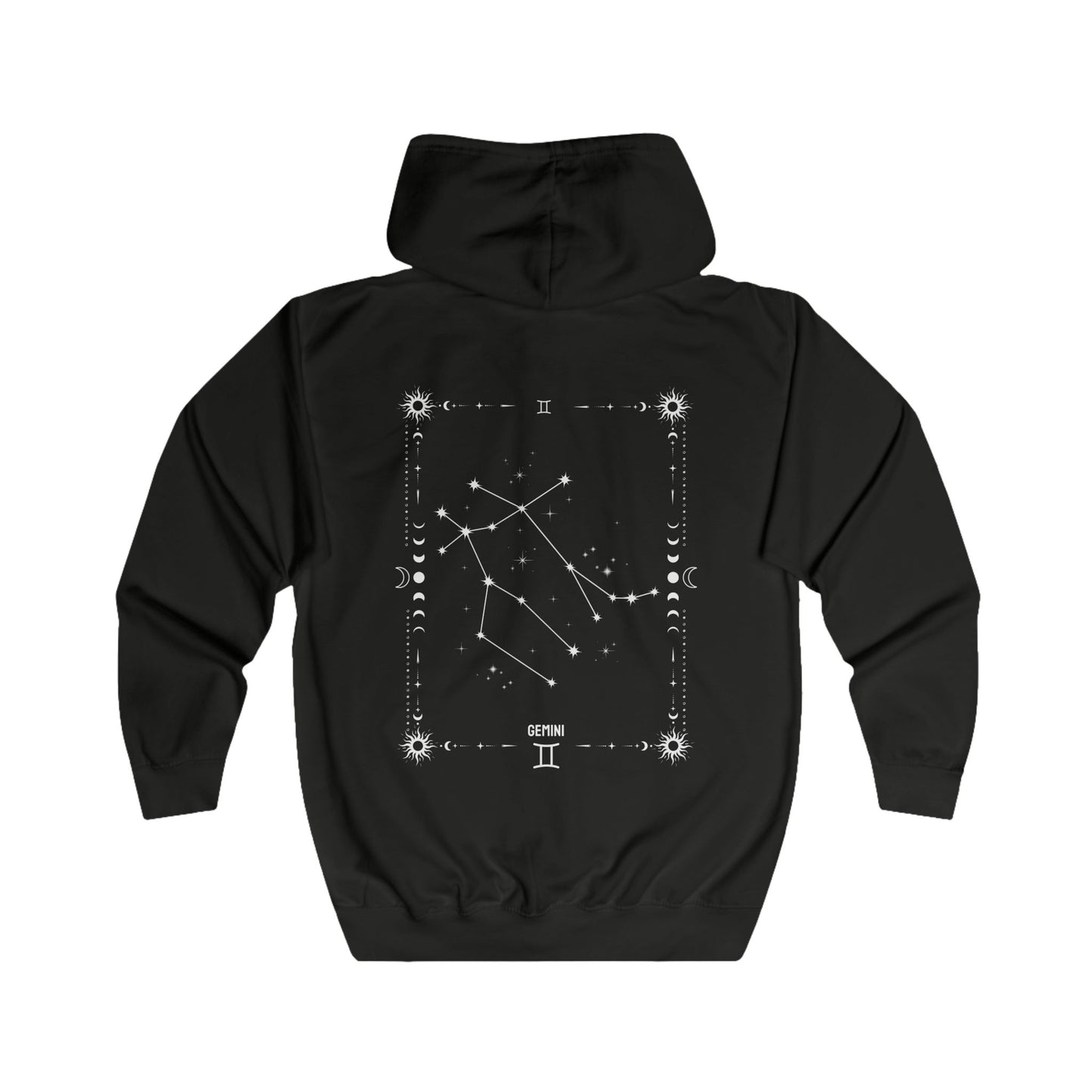 GEMINI – KAKSONEN Vetoketjullinen Unisex Huppari
