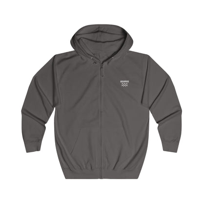AQUARIUS – VESIMIES Vetoketjullinen Unisex Huppari