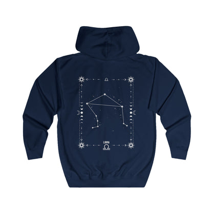 LIBRA – VAAKA Vetoketjullinen Unisex Huppari