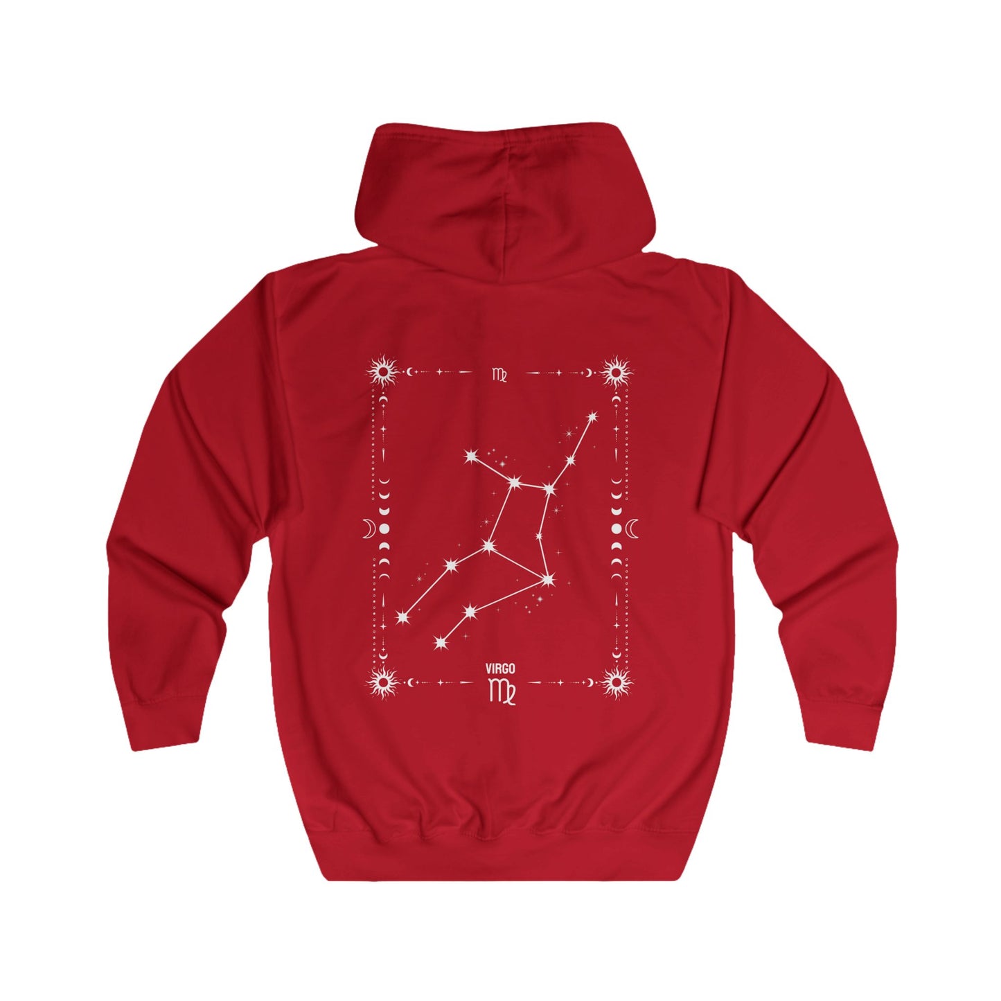 VIRGO –NEITSYT Vetoketjullinen Unisex Huppari