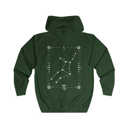 VIRGO –NEITSYT Vetoketjullinen Unisex Huppari