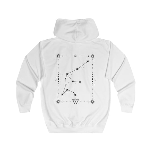 AQUARIUS – VESIMIES Vetoketjullinen Unisex Huppari