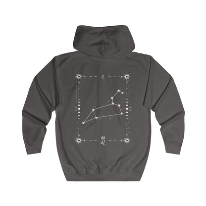 LEO –LEIJONA Vetoketjullinen Unisex Huppari
