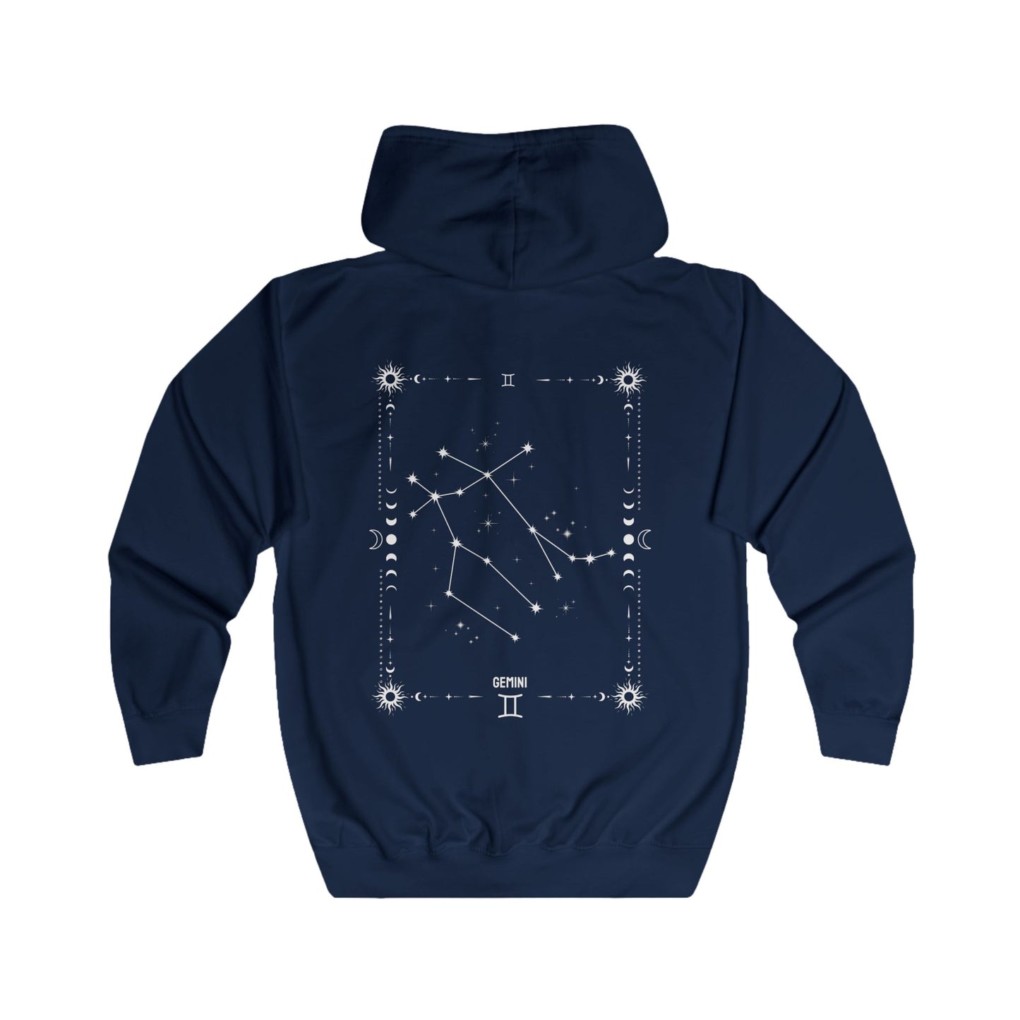 GEMINI – KAKSONEN Vetoketjullinen Unisex Huppari