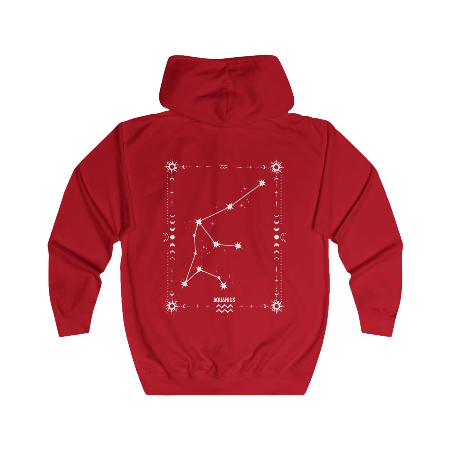 AQUARIUS – VESIMIES Vetoketjullinen Unisex Huppari