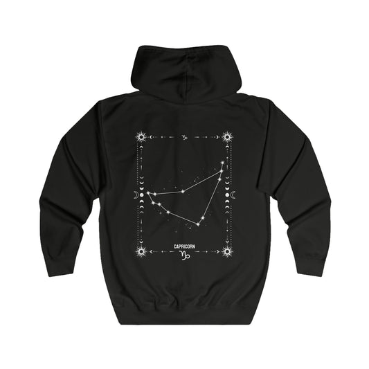 CAPRICORN – KAURIS Vetoketjullinen Unisex Huppari