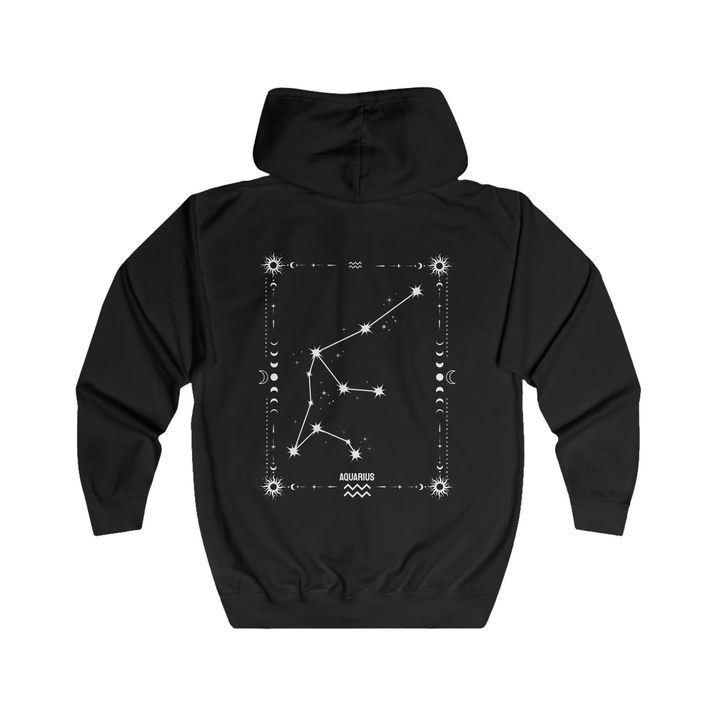 AQUARIUS – VESIMIES Vetoketjullinen Unisex Huppari