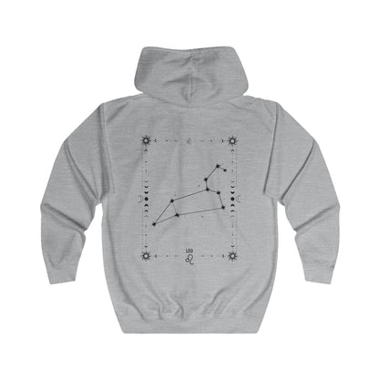 LEO –LEIJONA Vetoketjullinen Unisex Huppari