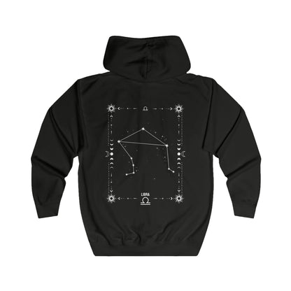 LIBRA – VAAKA Vetoketjullinen Unisex Huppari
