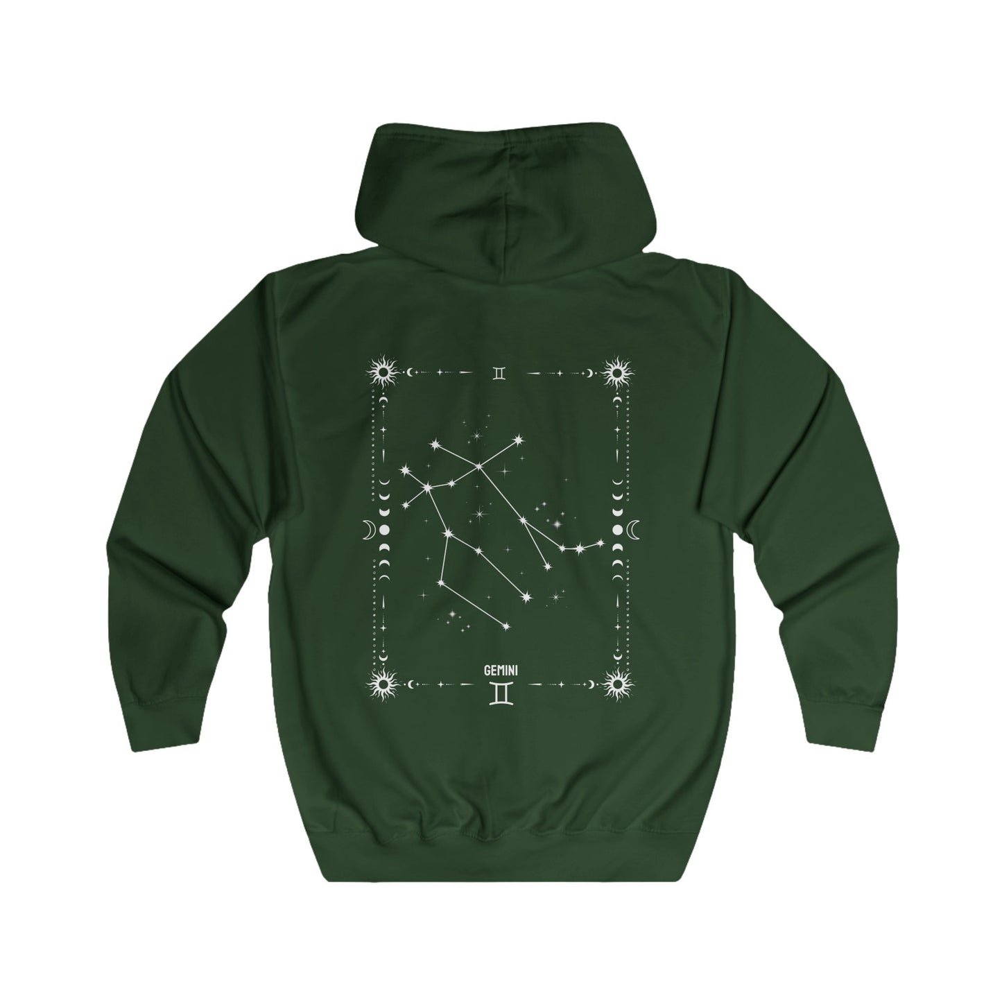 GEMINI – KAKSONEN Vetoketjullinen Unisex Huppari
