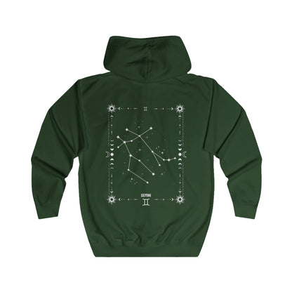 GEMINI – KAKSONEN Vetoketjullinen Unisex Huppari